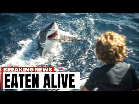 5 Children Fall Overboard into Shark-Infested Waters & Become Shark Bait!
