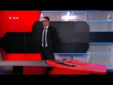 Gewapende man dringt studio NOS binnen en eist zendtijd in NOS-Journaal