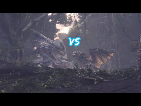 Monster Hunter World: Iceborne Velkhana VS Ruiner Nergigante Turf War