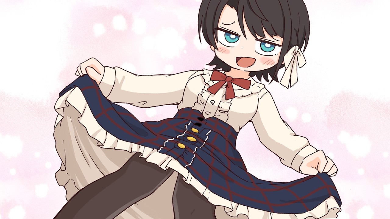 You just looked at my panties, didn’t you?Want me to show you more?（fan fiction)【Eng sub】