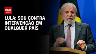 Vídeo: Lula critica intervenção em países e se opõe a embargo dos EUA a Cuba | BASTIDORES CNN