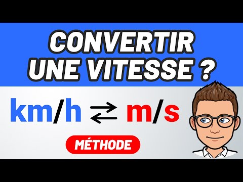 CONVERT a SPEED ✅ km/h ↔️ m/s | Easy method