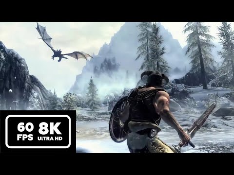 The Elder Scrolls V Skyrim - Official Trailer 60FPS 8K (AI Upscaled)