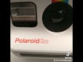 polaroid camera display at Walmart!