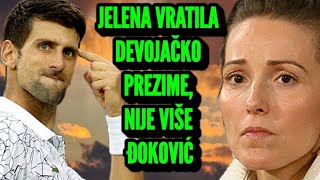 GOTOVO JE: Jelena Nije Više Đoković, Vratila Devojačko Prezime! Novaku Svi Pišu KomentareSamo Toliko