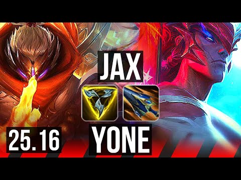 JAX vs YONE (TOP) | KR Master | 25.16