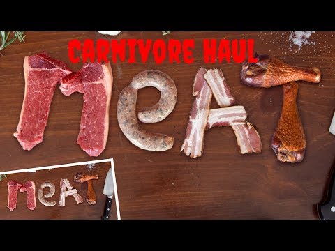 Carnivore Grocery Haul
