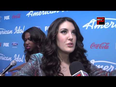 Kree Harrison @kreeai12 talks performance and blows kiss to fans @AmericanIdol