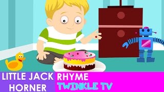 Little Jack Horner Nursery Rhyme with Lyrics | Twinkle Tv