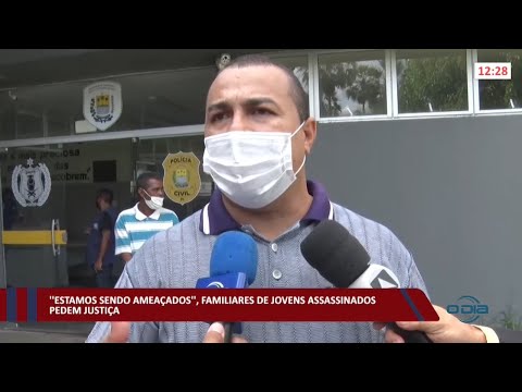 “Estamos sendo ameaçados”, dizem familiares de jovens assassinados e pedem justiça 26 01 2022