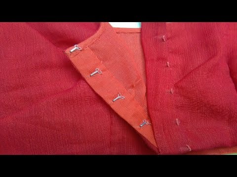 Blouse me hook aur eye banana ka tarika