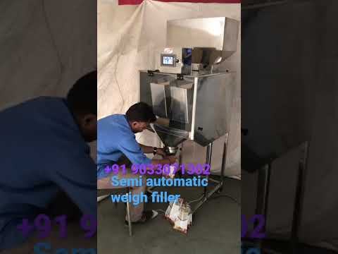 Semi-Automatic Weight Metric Filling Machine