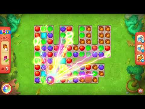 Gardenscapes 840 Hard Level - 16 moves - NO BooSTERS