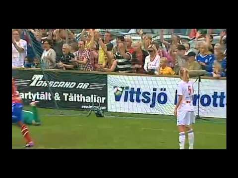 Vittsjö Tyresö Highlights in Damallsvenskan 2012