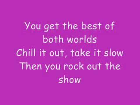 Hannah Montana - Best Of Both Worlds With Lyrics
