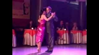 Cristina Sosa y Daniel Nacucchio @ Fruto Dulce Milonga ~ Sep 18 2013, Pugliese "Flor de tango"