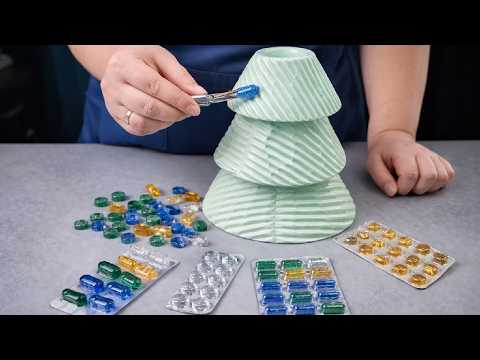 💊 I Don't Throw Away Pill Bottles / Epoxy Resin Decor / Bottle Vase