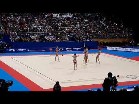 Bulgaria 3 Balls 2 Ropes Group AA Sofia World Championships 2018