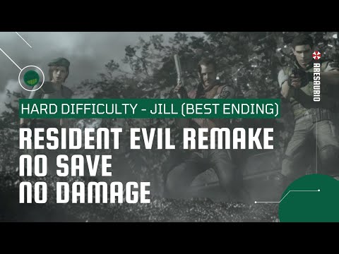 Resident Evil REmake (PC) | Jill Hard Difficulty - No Damage | No Save | Best Ending