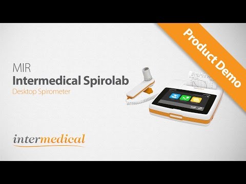 MIR Spirolab Touch Screen Portable Desktop Spirometer