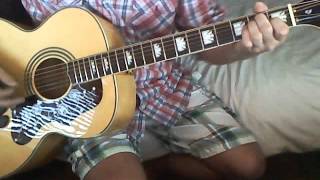 Ocean colour scene, Get blown away cover, Epiphone EJ200