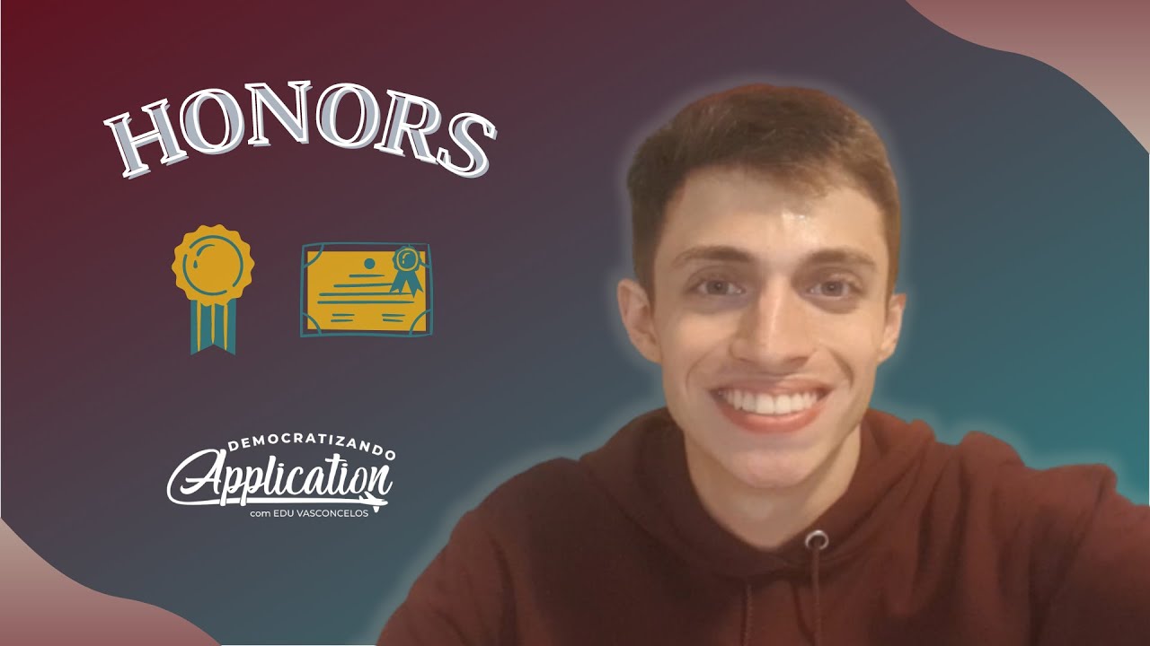 MINHAS HONORS! Conquistas que me levaram até Harvard.