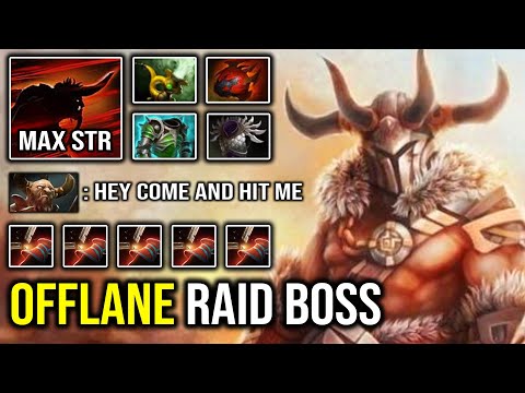 NEW 1v5 Centaur Offlane Guide | Imba Max STR Return Damage 100% Raid Boss Counter Troll Warlord DotA
