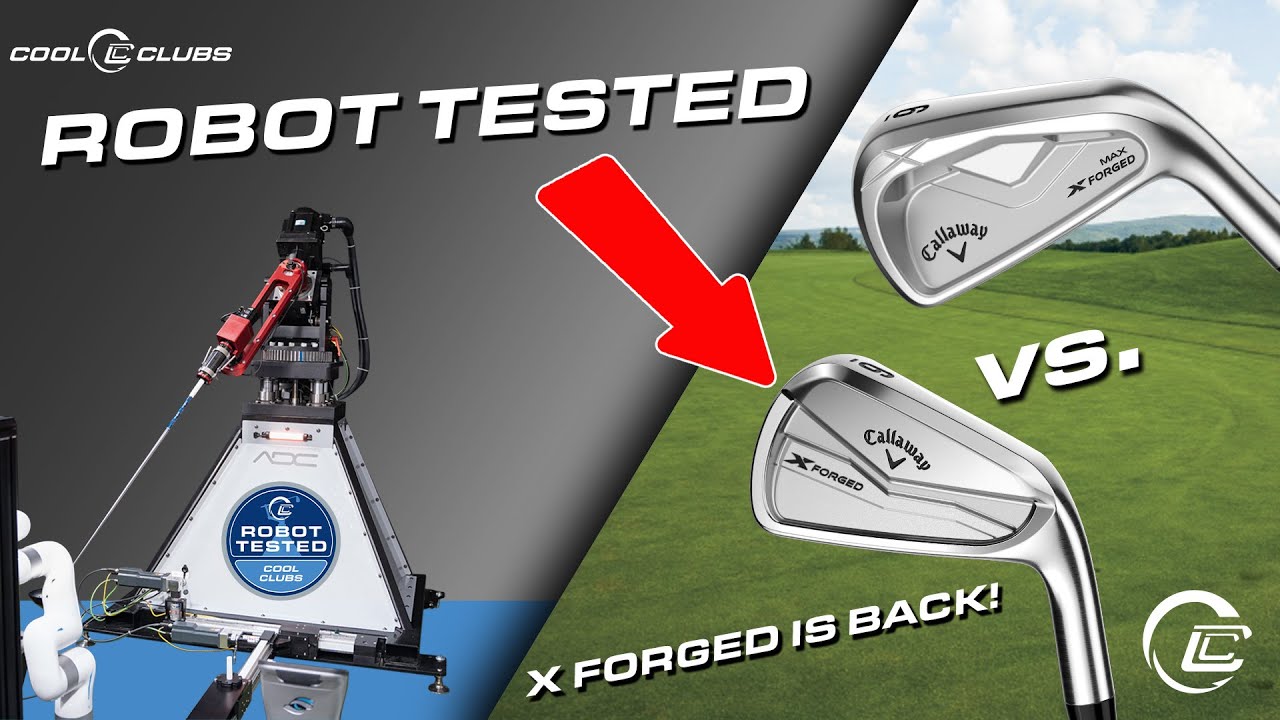 Callaway X Forged vs X Forged Max Robot Tested Video
