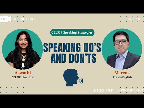 CELPIP Live! Speaking Do's and Don'ts - S6E16