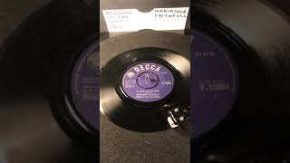 Marianne Faithful- Blowin’ In The Wind ( Vinyl 45 ) From 1964.