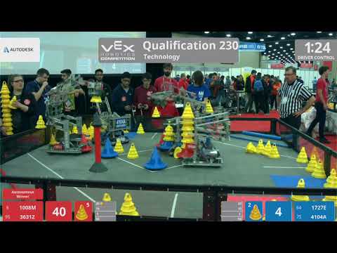 2018 VRC Tech Q230 - 1008M 3631Z vs 1727E 4104A - 125 to 80