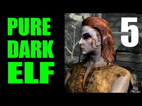 Skyrim PURE DARK ELF Challenge Run Walkthrough - Part 5: A Petty Thief in the Making
