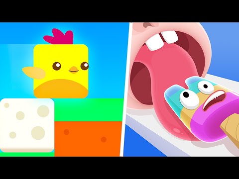LEVEL UP RUNNER Stacky Bird x  Popsicle Stack - 1⭐Max Level Gameplay Walkthrough Moblie