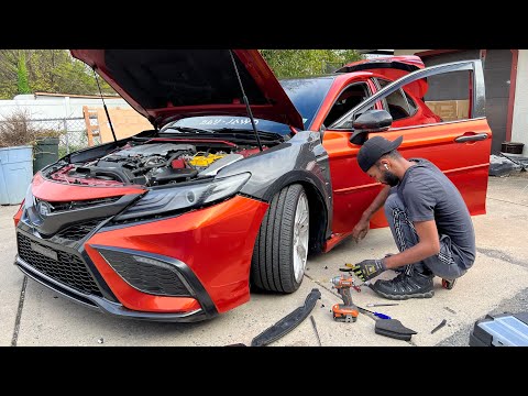 How to Install Carbon Fiber Fenders on a 2018-2024 Camry (All Trims)