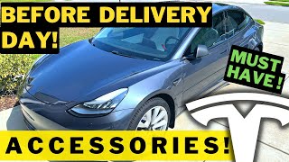 Tesla Accessories Before Delivery Day ⚡️ Day 1 Must Have Accessories! Model Y | Model 3 🔥 Essentials
