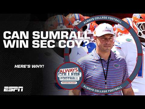  "Sumrall wins SEC Coach of the Year within 3 years" - McElroy