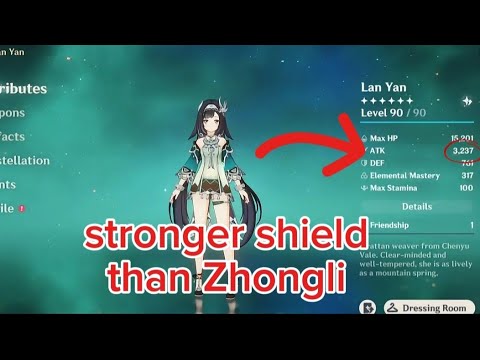 Finally, there is a stronger shield than Zhongli lanyan genshin impact lekas