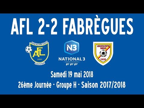 N3, AVENIR FOOT LOZÈRE 2-2 FABRÈGUES AS (19/05/2018)