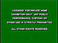 Disney FBI Warning Screens Green 1
