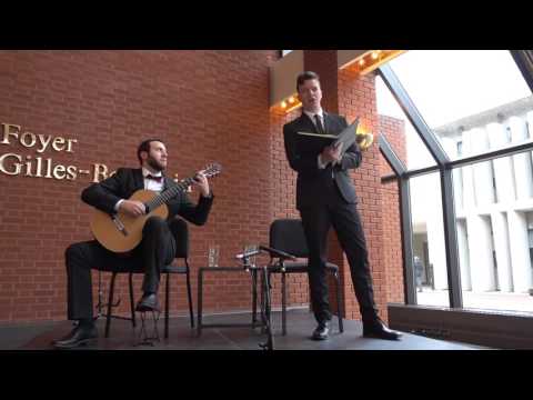 Die Forelle - Franz Schubert - Adam Cicchillitti and Philippe Courchesne-Leboeuf