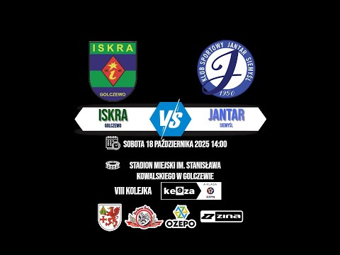 ISKRA GOLCZEWO - JANTAR SIEMYŚL VIII KOLEJKA KEEZA KLASA A GR. 1