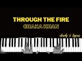 Through The Fire - Chaka Khan | Piano Cover Accompaniment Backing Track Karaoke Chords Tutorial