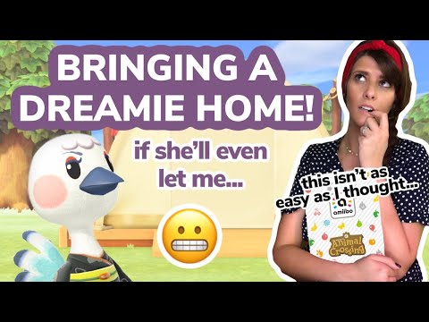 Moving in a Dream Villager! (if she'll even let me) | Animal Crossing New Horizons