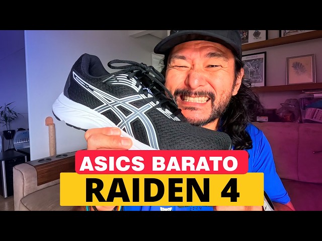 ASICS RAIDEN 4, um tênis de corrida por 200 conto