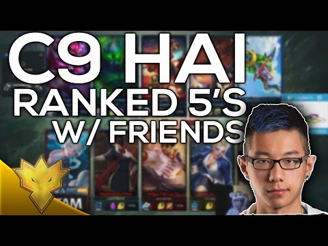 C9 Hai Ranked 5s w/ Xpecial, Doublelift & Friends - Funny Moments & Highlights