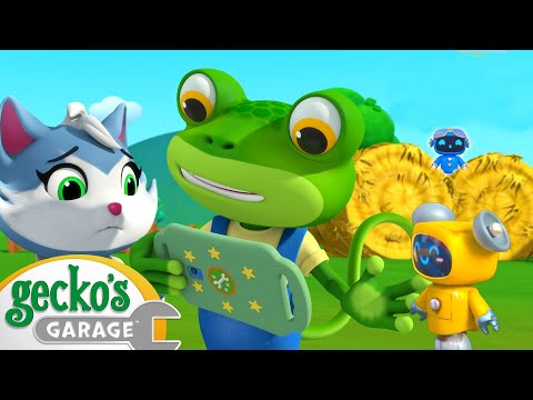 Gecko and Kat Can't Find Blue | Gecko's Garage | Trucks For Children | Cartoons For Kids