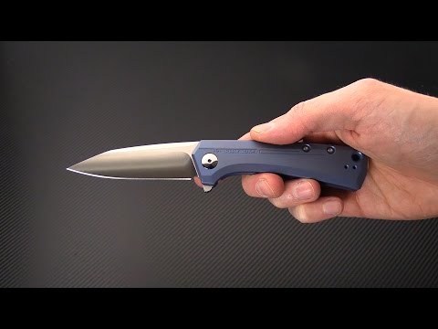 Zero Tolerance ZT 0808BLU Blue Anodized Titanium Rexford Design
