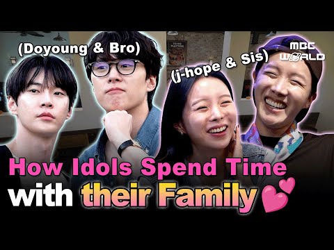 [Sub] Real Life of K-pop Idols with their Family 😆| K-Idols #Family