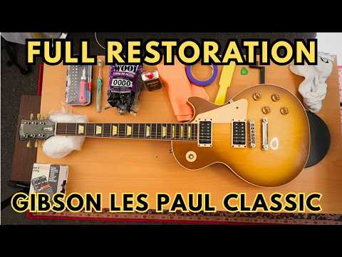 Gibson Les Paul Restoration - Cleaning After 10 Years in Storage