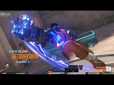 20K DMG! POTG! GETQUAKEDON DOOMFIST ONE TRICK - OVERWATCH 2 SEASON 11 TOP 500